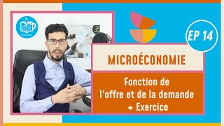 CAFE ECO EP 14 Microéconomie S1 Fonction de loffre et de la demande  Exercice Darija [upl. by Avilo]