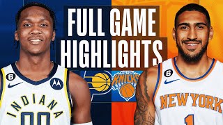 PACERS at KNICKS  FULL GAME HIGHLIGHTS  April 9 2023 [upl. by Alaric]