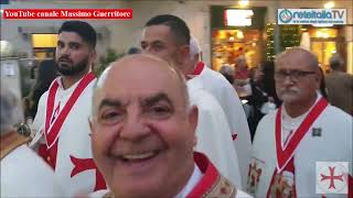 Festa di San Gennaro patrono di Napoli onorato dai poveri Cavalieri di Cristo Regia M Guerritore [upl. by Norse]