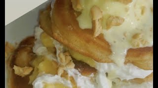 How To Make Banana Pudding Egg Nog Pancakes [upl. by Sanders]