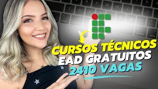 FAÇA um CURSO TÉCNICO EAD GRATUITO do IFSP  2 MIL VAGAS  Mari Rel [upl. by Ainahs]