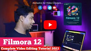 Best Video Editing Software for Video Creators amp YouTubers  Wondershare Filmora 12  full Tutorial [upl. by Leicam]