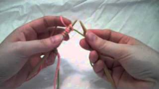 How to Provisional cast on waste yarn method [upl. by Llevol]