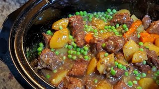 This BEEF STEW recipe is a Lazy Cooks Dream Crockpot Beef Stew That Practically Makes Itself [upl. by Inva]