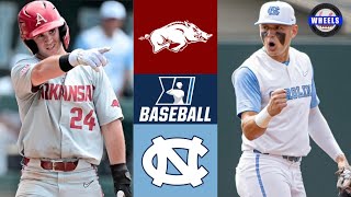 Arkansas vs 10 North Carolina Highlights  Super Regional Game 1  2022 College Baseball Highlights [upl. by Elizabet254]