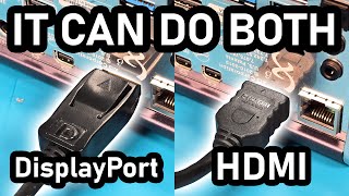 A DisplayPort Port That You Can Plug HDMI Into [upl. by Butterworth]