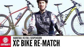 Cross Country Hardtail Vs Full Suspension  GMBN’s ReTest [upl. by Lundgren]