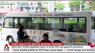 MPs raise concerns about funding fairness of pilot shuttle bus service in Marine Parade [upl. by Esinart64]