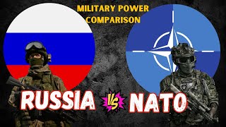 Russia vs NATO Military Power Comparison 2024  NATO vs Russia 2024 [upl. by Esille]