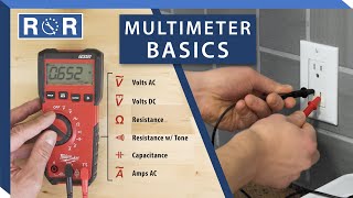 How to Use a Multimeter amp Electricity Basics  Repair and Replace [upl. by Libbey]