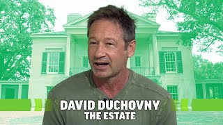 David Duchovny Talks The Estate and His Homegrown Mustache [upl. by Asenev]