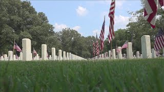 Department of Veterans Affairs Memphis pay respects for Memorial Day [upl. by Iggem]