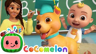 Bingos First Day at School 🐶 Baby JJs BINGO Spelling Song  CoComelon Nursery Rhymes amp Kids Songs [upl. by Doggett35]