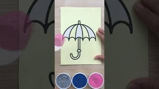 Satisfying video sand painting umbrella sandart sandpainting relaxing satisfying asrm paint [upl. by Noble]