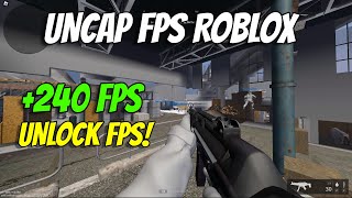 How To Uncap Roblox FPS Using ClientSettings Gamefiles NO DOWNLOAD [upl. by Herzog]