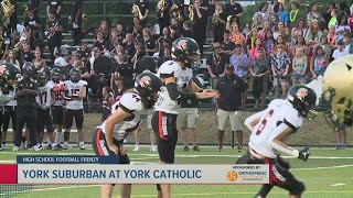 High School Football Highlights  Trinity Wyomissing come down to the wire Cedar Cliff picks up bi [upl. by Latouche]