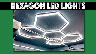 LZHOME Hexagon LED Garage Lights [upl. by Rehptsirhc]