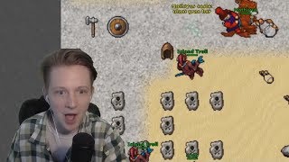 Escape from the Nazi island  Tibia on Twitch week10 [upl. by Klusek]