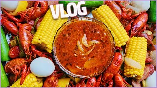 VLOG CRAWFISH CATCH AND COOK SPORT HAUL [upl. by Nonaihr]