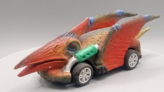 Pterodactyl Dinosaur Pull Back Car [upl. by Artened374]