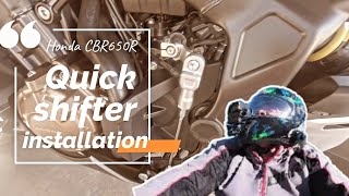 Honda CBR650R Quickshifter Installation and Test Ride The best upgrade ever [upl. by Euseibbob]