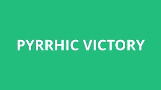 How To Pronounce Pyrrhic Victory  Pronunciation Academy [upl. by Cicily]