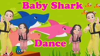 Baby Shark Dance Vamos Tomar Banho Música  Baby shark em português  baby shark remix [upl. by Enohpesrep]