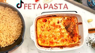 Jai testé la fameuse recette de TIKTOk pâtes FETA TOMATES CERISES مكرونة التيك توك الشهيرة أسهل طبق [upl. by Alexandrina]