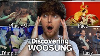 DISCOVERING WOOSUNG OF THE ROSE Phase Me Lazy Dimples Face  Official MV Reaction [upl. by Arretak813]