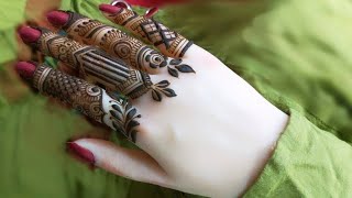 Different Beautiful Finger Henna Design  Latest Finger Mehndi Design  Arabic Mehndi Front Hand [upl. by Myrtie]