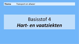 VMBO 4  Transport en afweer  Basisstof 4 Hart en vaatziekten  8e editie [upl. by Annhoj147]