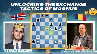 🔓✨Unlocking the Exchange Tactics of Magnus  Watch amp Learn from the Master [upl. by Lad754]