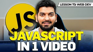 Complete JavaScript Course in 1 Video 2024 [upl. by Esilrahc]