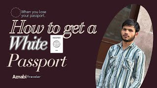 When You Lose Your PASSPORT  How To Get A White PASSPORTmohdfaizil [upl. by Else]