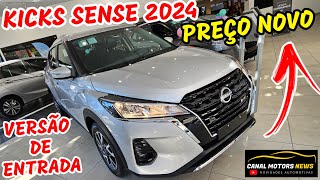 KICKS SENSE 2024 MELHOR SUV COMPACTO [upl. by Kassi]