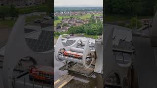 This clip of the Falkirk Wheel turning gives a view of the massive cogs operating as it rotates [upl. by Bevis]