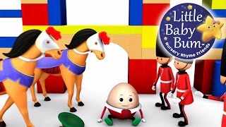 Humpty Dumpty  Part 1  Nursery Rhymes  By LittleBabyBum  ABCs and 123s [upl. by Reniar]