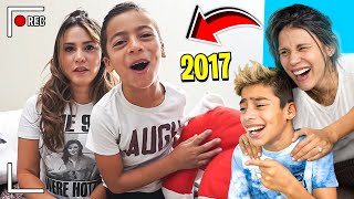 REACTING To Our FIRST EVER YOUTUBE VIDEO SO CRINGE 😂  The Royalty Family [upl. by Bala]