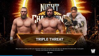 WWE 2K24  Kenny Omega VS Bryan Danielson VS Will Ospreay [upl. by Ojiram]