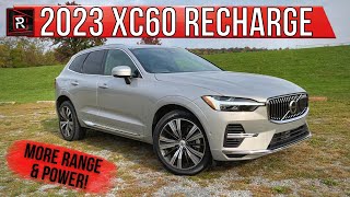 The 2023 Volvo XC60 Recharge Is A Quicker amp More Usable PlugIn Hybrid Luxury SUV [upl. by Balcer]