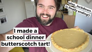 How to make a BUTTERSCOTCH TARTjust like at school [upl. by Tavie428]