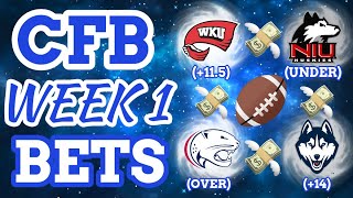 College Football Top 10 Best Bets amp Parlays for Week 1  2023 [upl. by Stover]