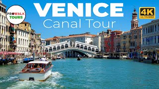 Venice Italy Canal Tour  Beautiful Scenery [upl. by Sadoff172]