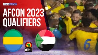 Gabon vs Sudan  AFCON 2023 QUALIFIERS HIGHLIGHTS  03232023  beIN SPORTS USA [upl. by Nelrah]