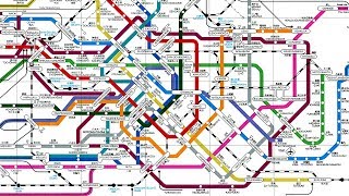 10 Craziest Subway Maps [upl. by Rajewski6]