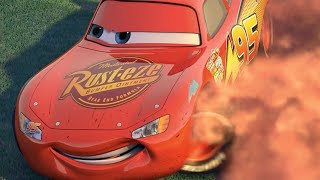 Lightning McQueen Drift Scene in 4K  Cars 2006  Pixar Cars [upl. by Carnay]