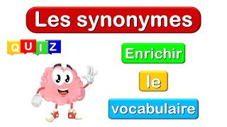 Quel est le synonyme du mot  Apprendre le vocabulaire français [upl. by Niliac]