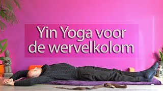 Yin Yoga voor de Wervelkolom Yin yogales Nederlands [upl. by Otrevogir378]