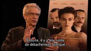 Interview de David Cronenberg pour quotA Dangerous Methodquot [upl. by Agle]