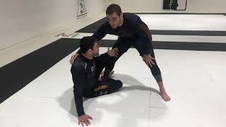 The easiest bjj back take from deep half guard [upl. by Monica489]